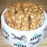 Peanut Brittle doggie bones!  Perfect for a Scoobie Doo birthday party!