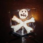 Happy Halloween!  Skeleton favors!